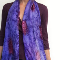 Hand-Painted-Silk-Scarf