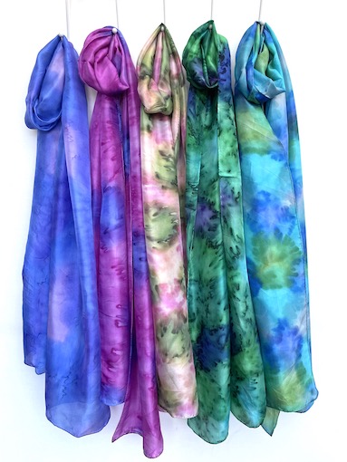 IMG_0868 Hand painted silk scarves